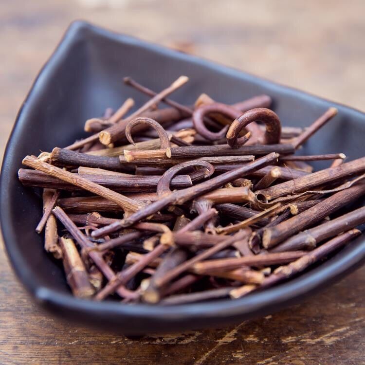 钩藤茶新货中药材野生钩藤片粉双钩丁根泡脚100克500克 100克【图片