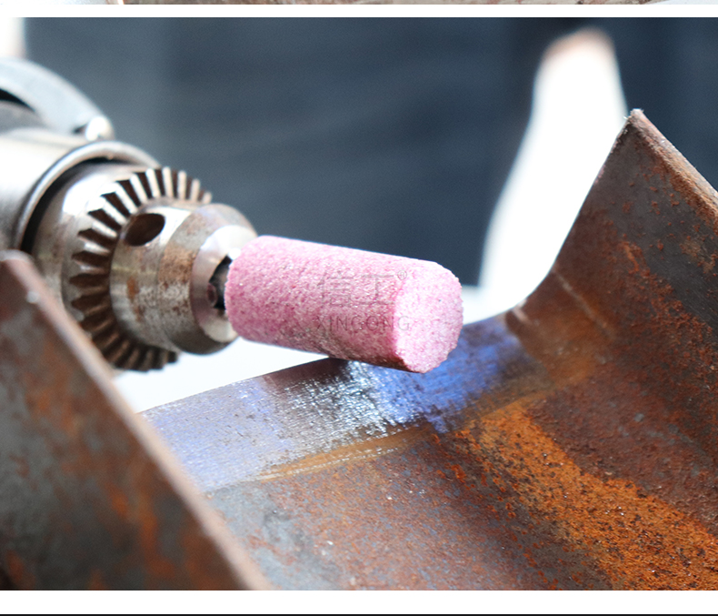 信工打磨头红刚玉砂轮磨头火石仔磨头电动内磨机小沙轮金属打磨头砂轮