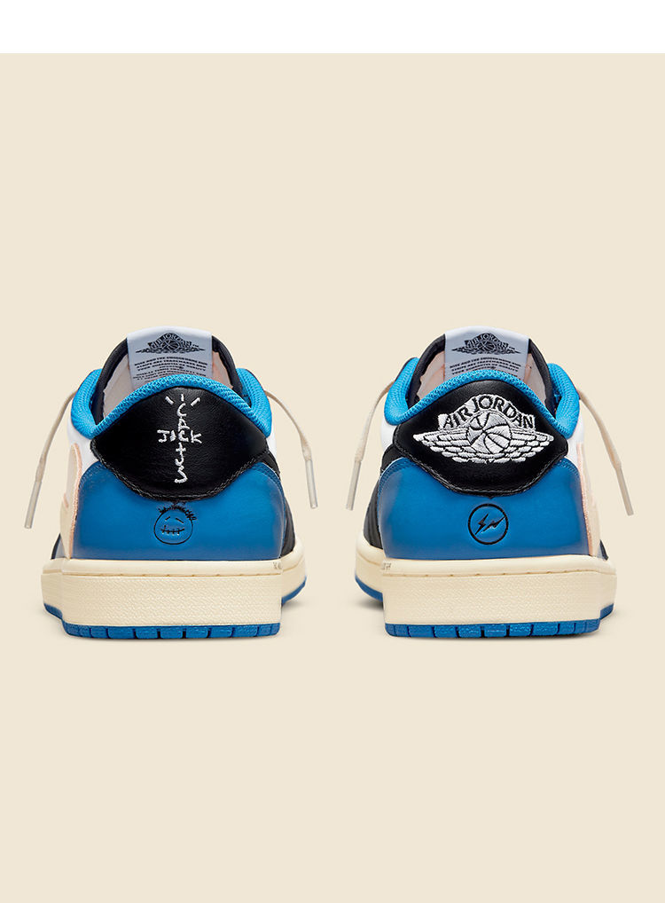 aj藤原浩倒钩烟灰影子灰女鞋aj1低帮low黑脚趾扣碎北卡蓝摩卡男鞋 aj1