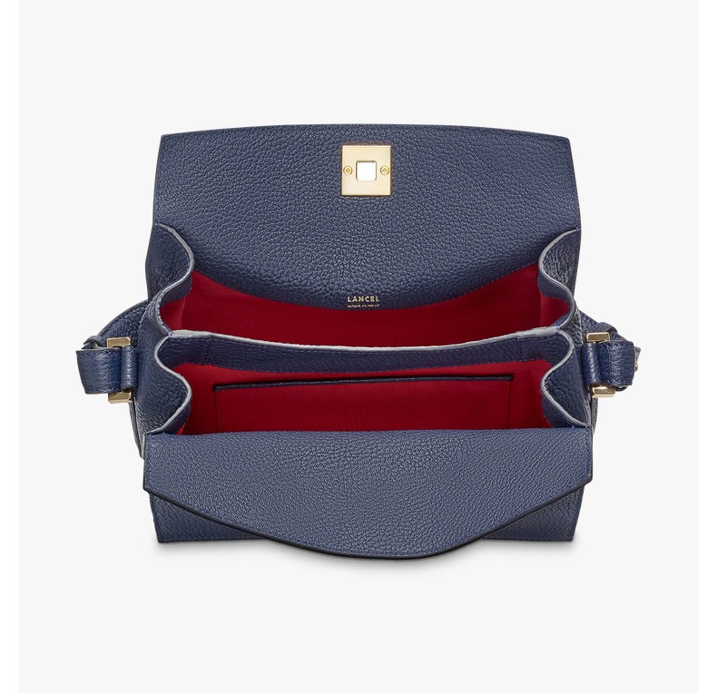 lancel兰姿 pia系列小号单肩斜挎包羊皮女包 法国高级感小众包包