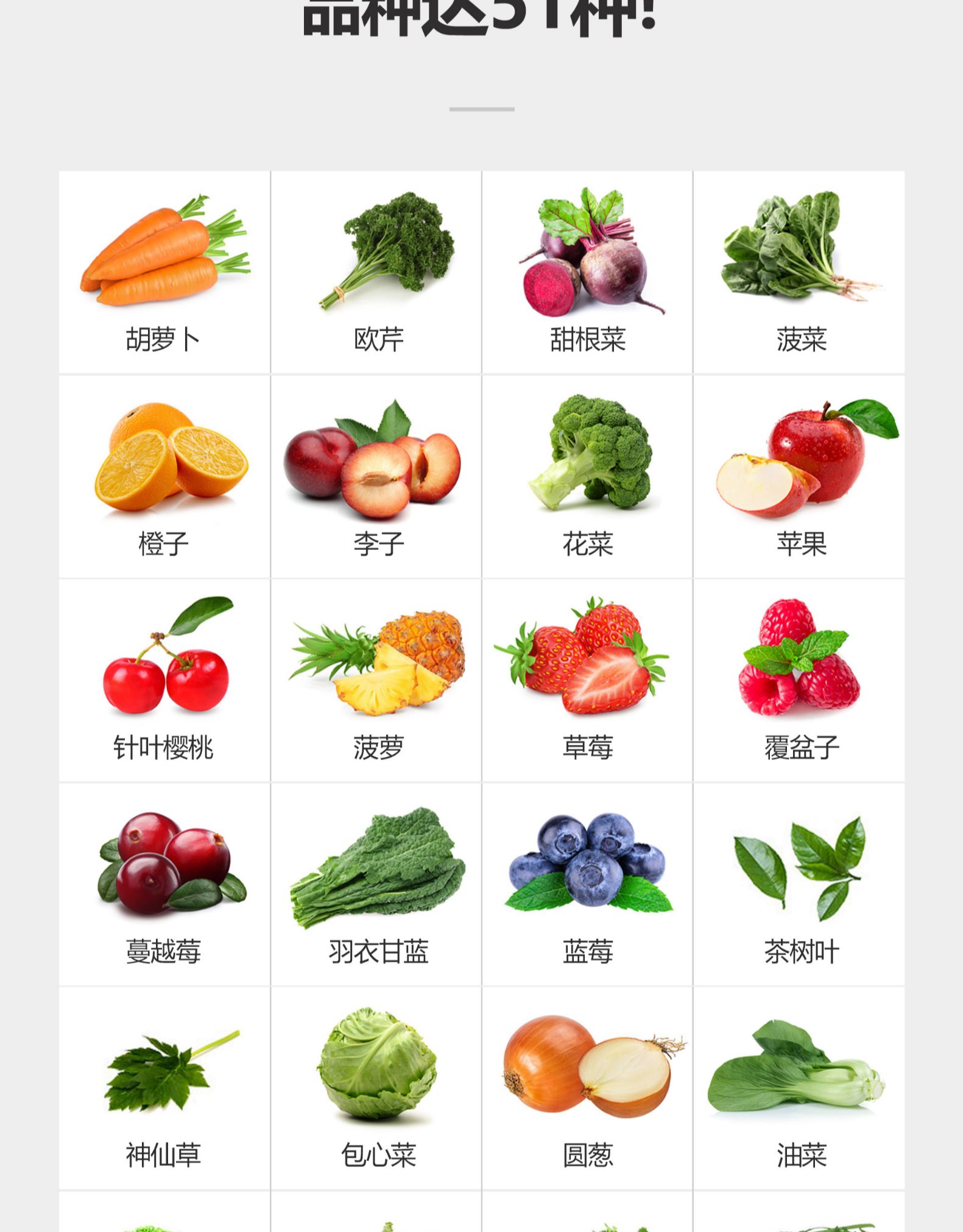 益天健 韩国达特琳生物素x60粒维生素h含51种水果蔬菜膳食纤维