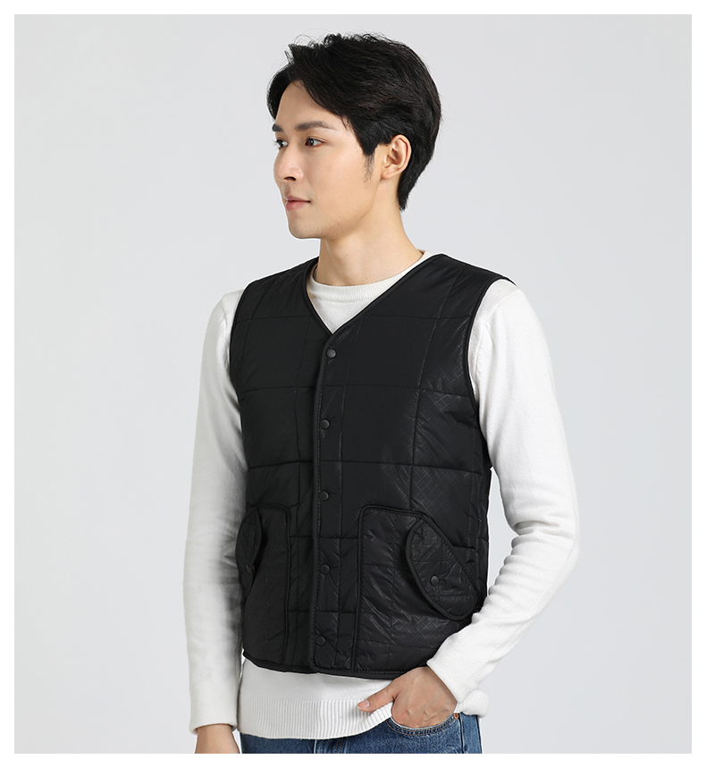 年底清仓babiboy马甲男秋冬棉马甲男加绒加厚中老年保暖背心打底内穿