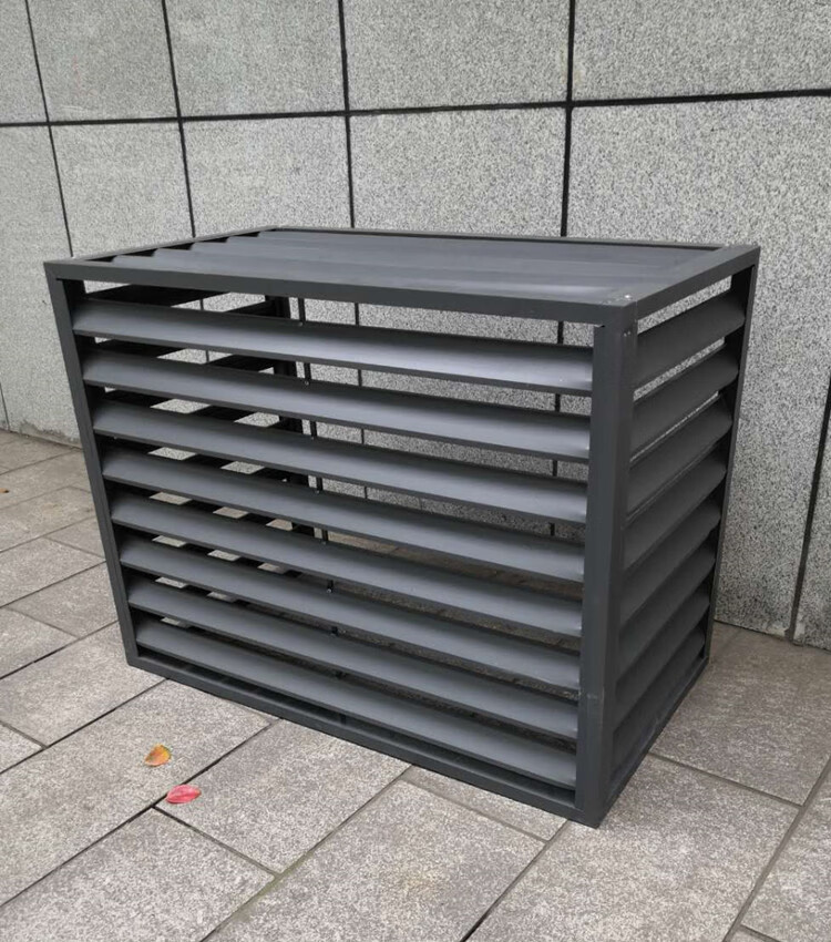 空调主机 保护罩 定做空调罩主机保护罩防晒墙外挡雨罩铝合金空调外机