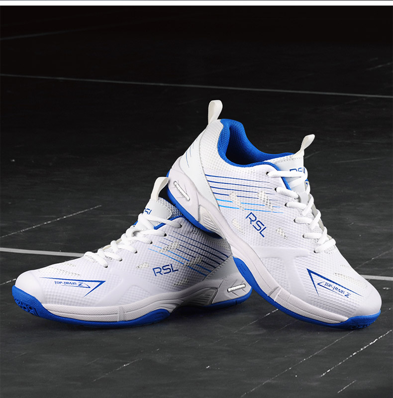 2021新款rsl亚狮龙专业羽毛球鞋男女运动鞋rs0123防滑耐磨rs0123白蓝