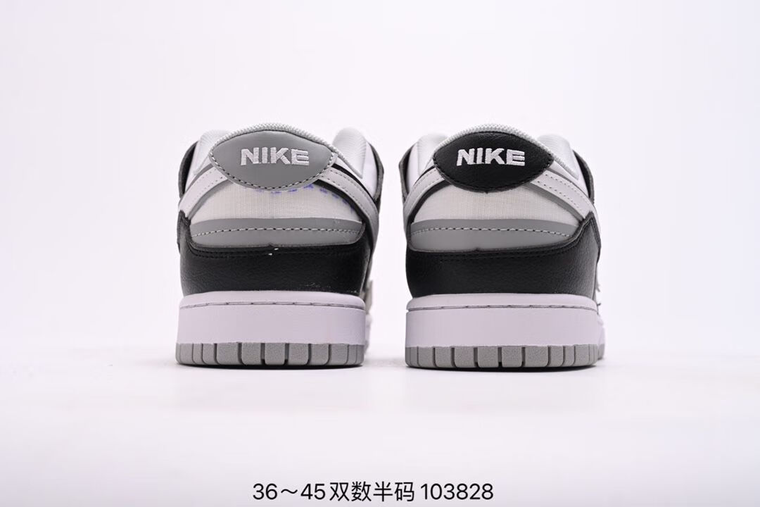 进火【轻奢联名】dunk scrap系列 缝合怪 黑灰色系列休闲气垫板鞋dc