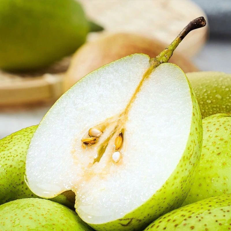 青鸭梨水果新鲜五斤装当季 手选果 带箱3斤