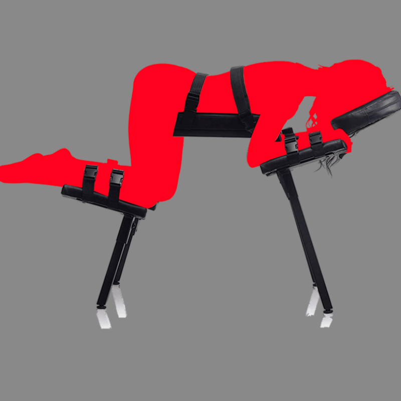 sm手铐女女用男罚跪器固定炮机强制拘束架情趣道具惩罚高潮 升级款_配