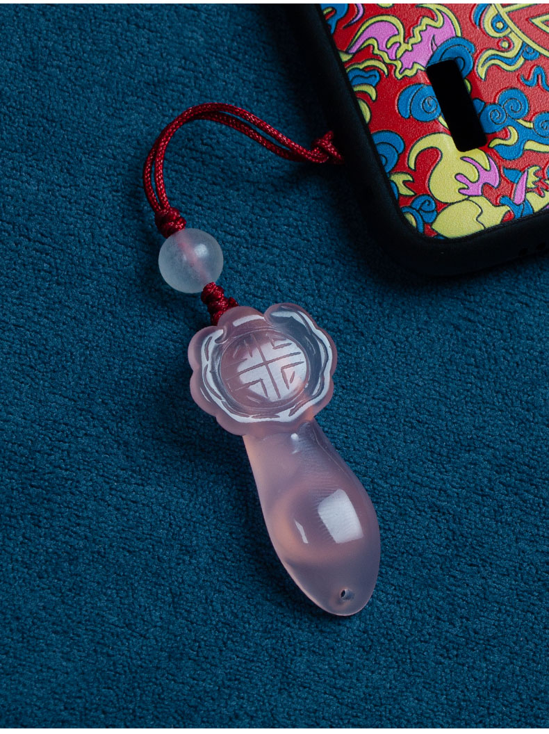 高档天然如意玛瑙男女平安汽车钥匙扣挂件饰品创意生日情人节礼物小