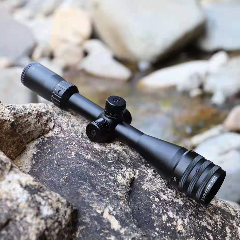 瞄准镜4-16倍十字瞄镜3-9倍狙镜高清光学寻鸟镜带锁定瞄准器十字变亮