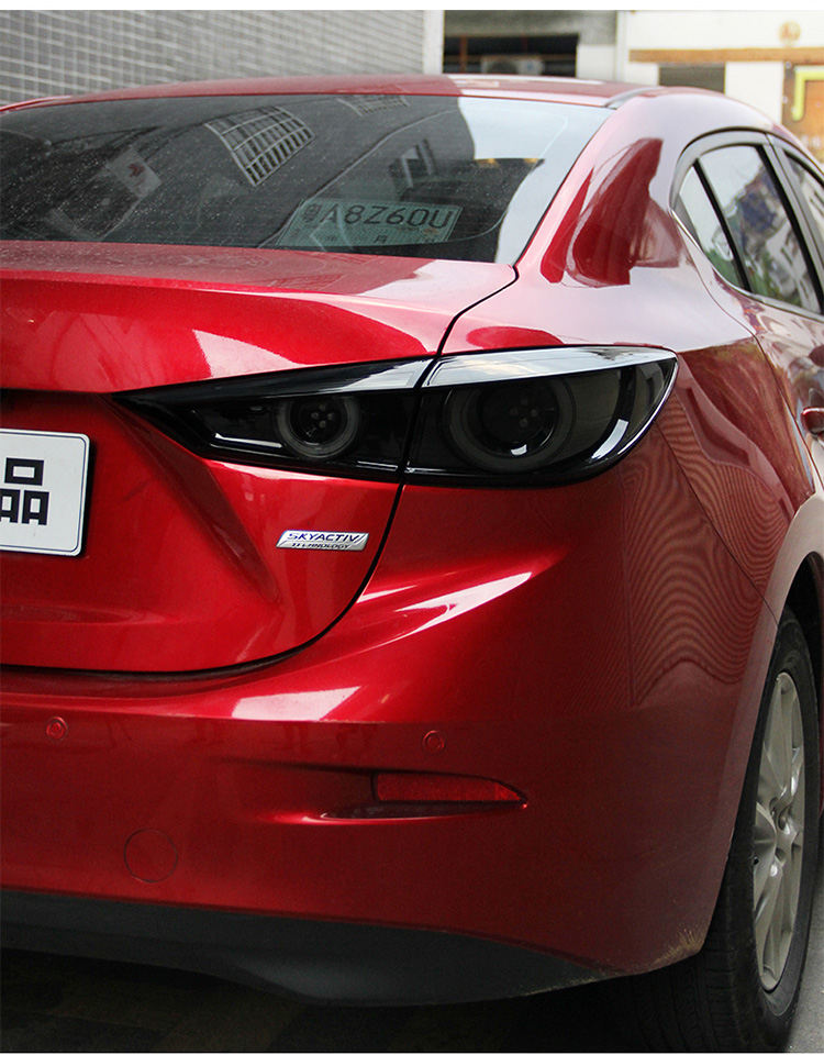 昂克赛拉尾灯总成 马自达3改装日版三厢昂科塞拉尾灯led流光转向 日版