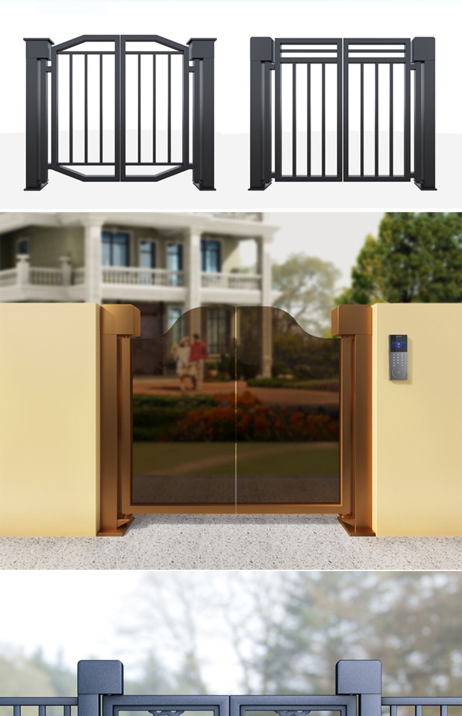 自动门小区门禁系统一体机人脸识别电动闭门器开门机控制器不锈钢定制