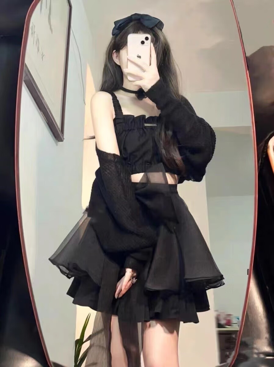 青少女靓女装初中生高中生大学生夏季盐系穿搭炸街御姐轻熟辣妹纯欲风