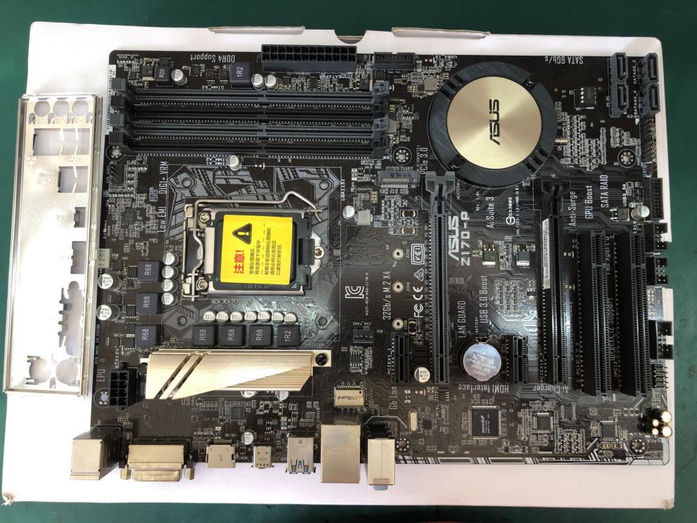 z270主板asus/华硕z170-p/k/a/ar/e/pro主板1151 支持i7 6700k 深卡其