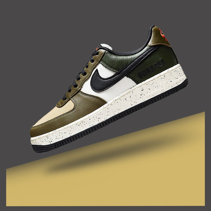 【现货】nike air force 1 af1 空军一号拉链炫彩换钩休闲板鞋 cw6558