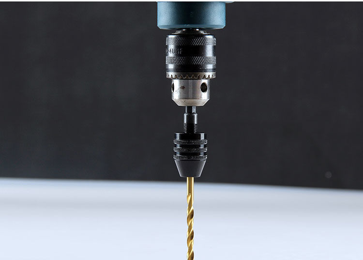 六角柄钻头夹头 快换式钻头转换手电钻三爪夹头圆柄接杆电钻夹头 六角