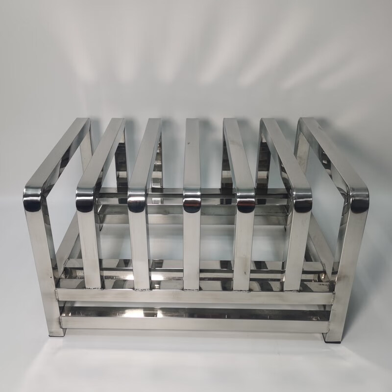 统树酒店食堂不锈钢菜墩架商用菜板置物架刀架砧板收纳架案板架 四格