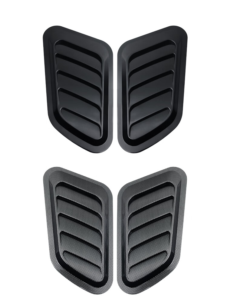 适用于 适用于汽车机盖出风口鲨鱼腮引擎盖装饰通风口侧风口车身通用