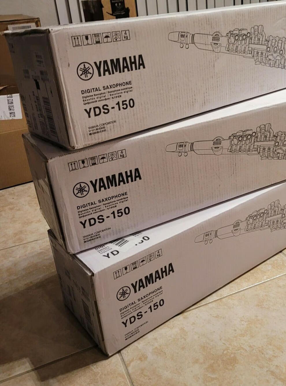 yamaha雅馬哈電子薩克斯yds150電吹管初學者老人禮物娛樂進口定製款