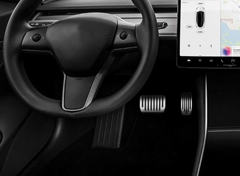 特斯拉金属踏板适用model3刹车油门modely运动性能版改装配件 22年