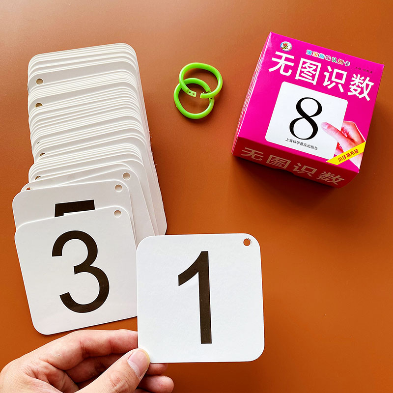 无图数字卡儿童学前0120数学认数字卡片36岁宝宝无图认数识数大卡幼儿