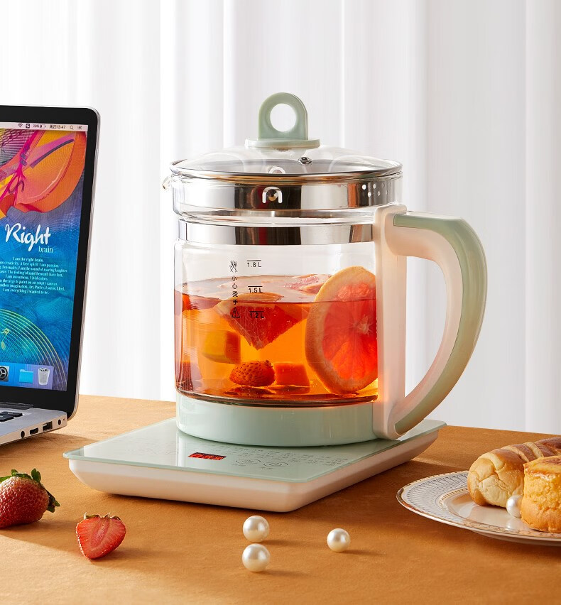 蒙格玛丽 新飞养生壶家用多功能玻璃办公室小型全自动电热烧水壶花茶