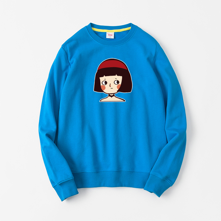 宝凡柏这个杀手不太冷q版卫衣圆领毛圈套头宽松男女情侣装运动春秋