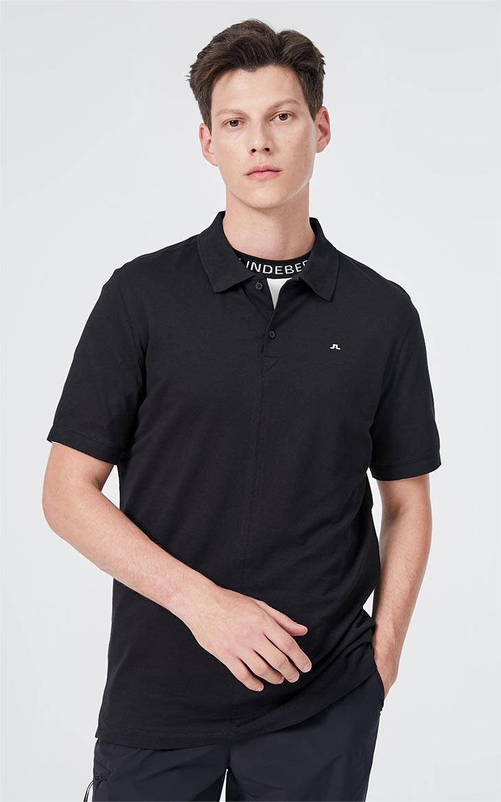 jlindeberg金林德伯格秋季潮流休闲polo衫翻领男短袖进口52123z034