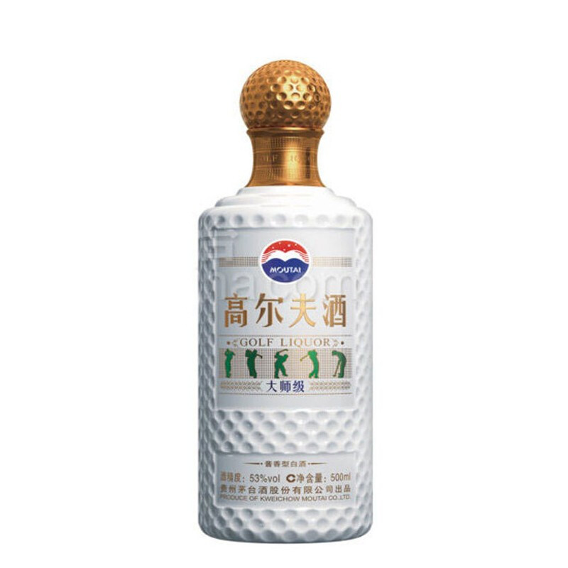 20182019年贵州茅台酒股份出品高尔夫酒53度酱香型高度白酒收藏送礼