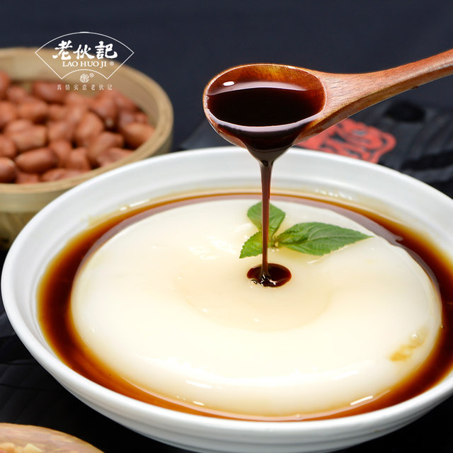 榕下小鹿 老伙记川派冰粉凉糕百味巴蜀川派凉糕冰粉四川特色小吃开盖