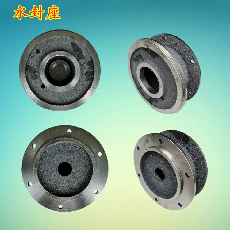 自吸式新款其他洒水车水泵配件威龙王程力天亿泵壳油水后盖导叶 油封