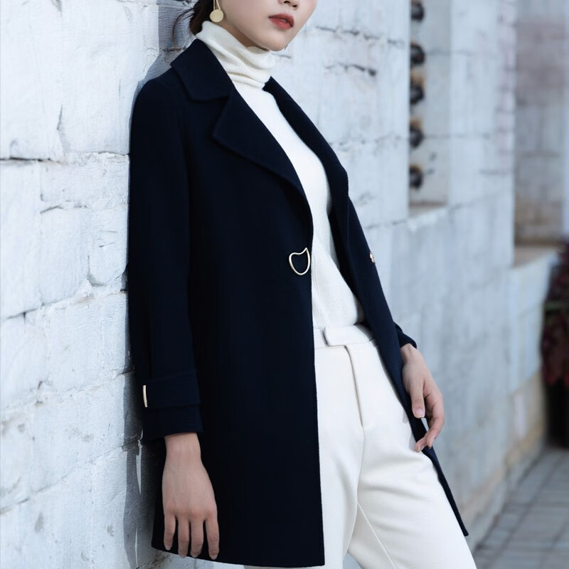 ireneluft艾琳轻奢女装外套tdy224434154 藏青色 s【图片 价格 品牌