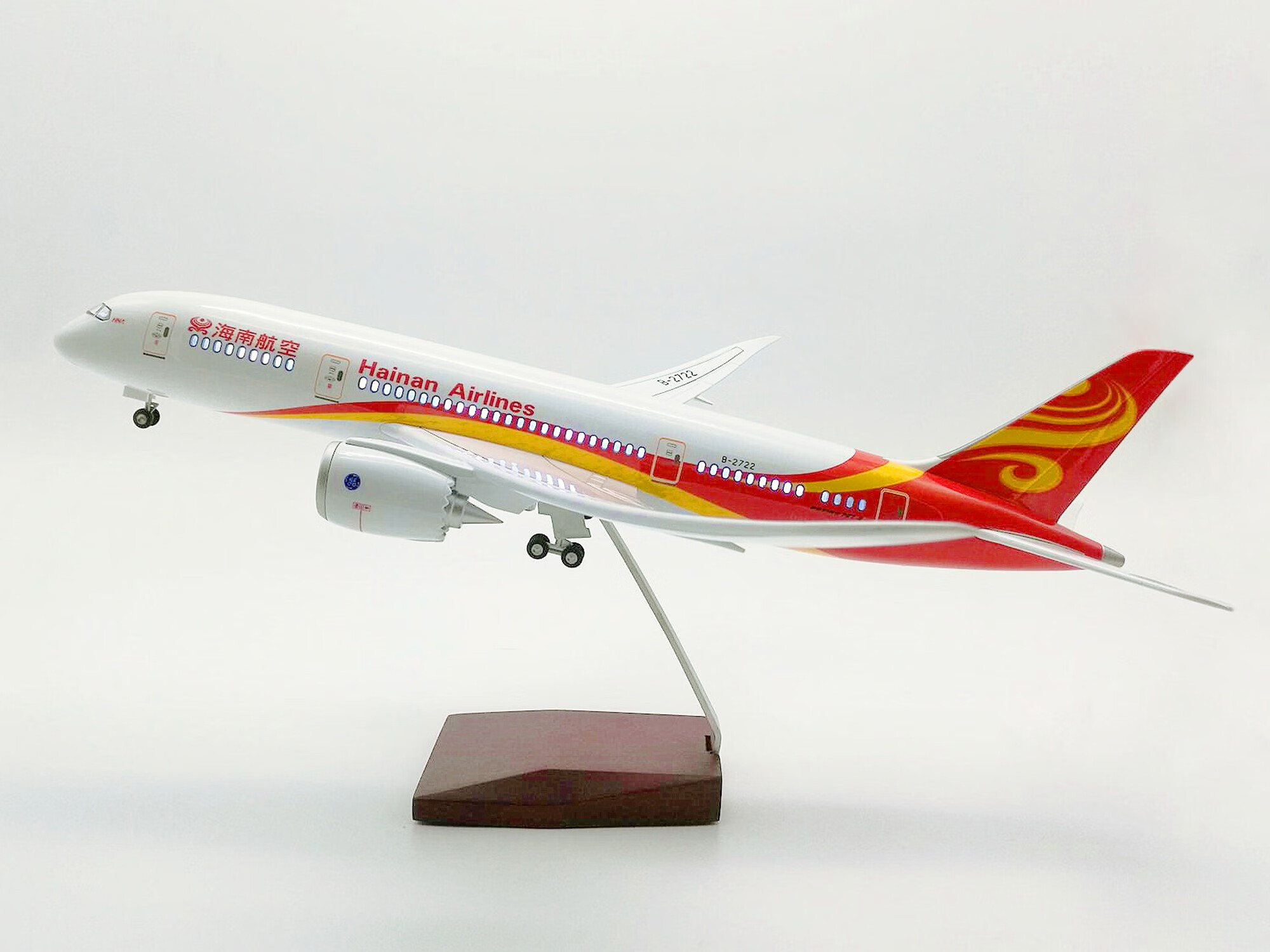 标配版 波音787国航海航南航大型飞机模型带轮子起落架民航客机航模