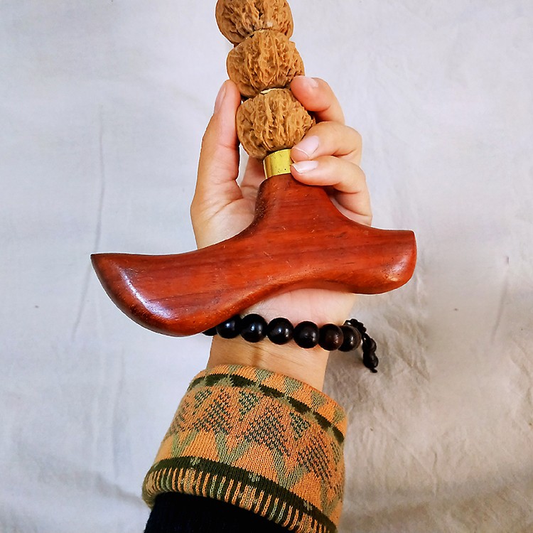 文明棍 文玩核桃拐杖户外散步绅士手杖助行器 老人拐棍 手杖1【图片