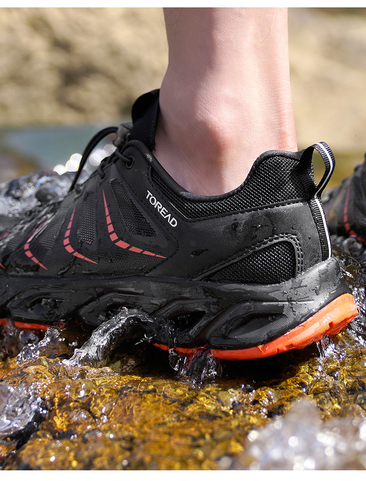 探路者户外溯溪鞋男士涉水鞋春夏季速干涉溪鞋男户外钓鱼鞋防滑网面透