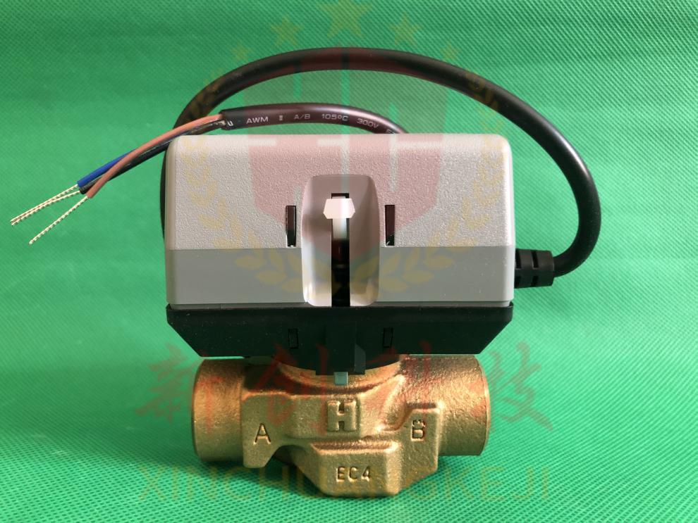 霍尼韦尔电磁阀电动风机盘管二通两通三通空调水阀vc/vn6013/4013 vn