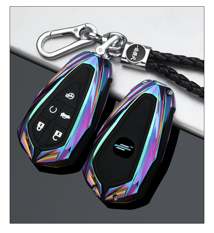 天震爵长安欧尚x5钥匙套202021款欧尚x7专用汽车包扣壳男金属铠甲款五