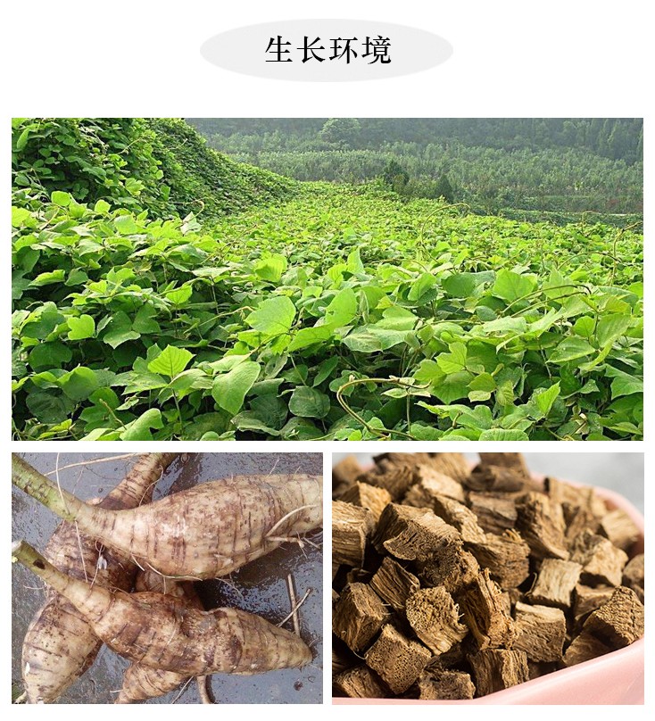 亳泽堂 柴葛根片纯葛根茶粉葛根干块500g自产老柴葛根粉【图片 价格