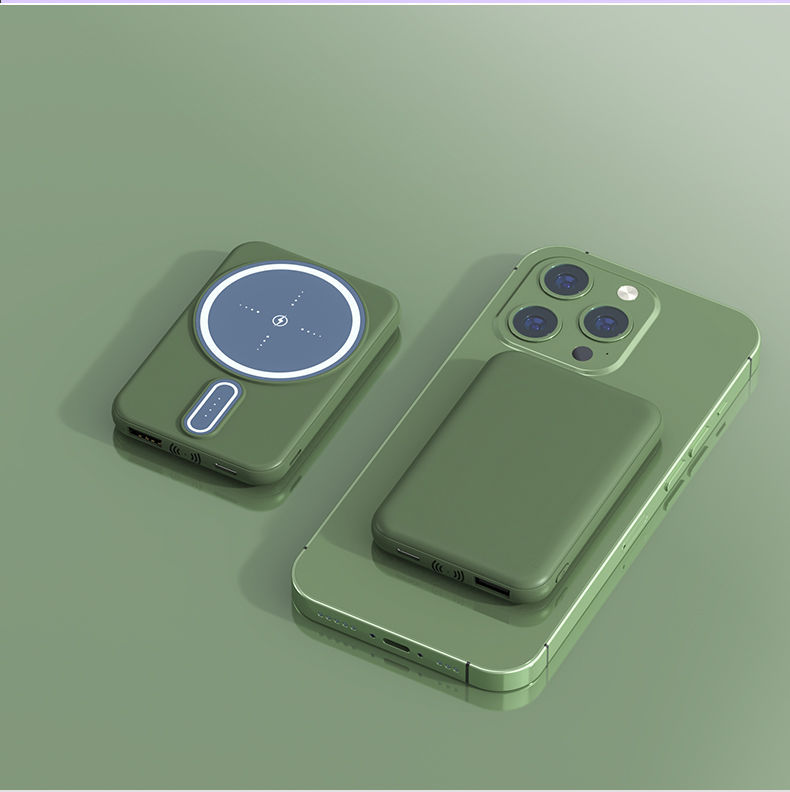 停电备用电源磁吸无线充电宝iphone13快充薄苹果12手机通用移动电源