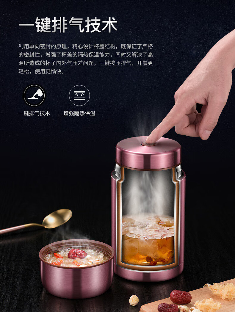 富光(fuguang)博奥尼316不锈钢焖烧杯大容量保温壶保温杯焖粥学生便携