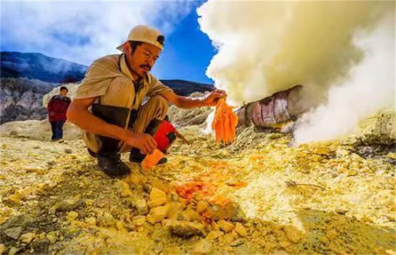 印尼火山口純硫磺天然礦物質石硫磺生硫磺原石張錫純用法生硫磺100g