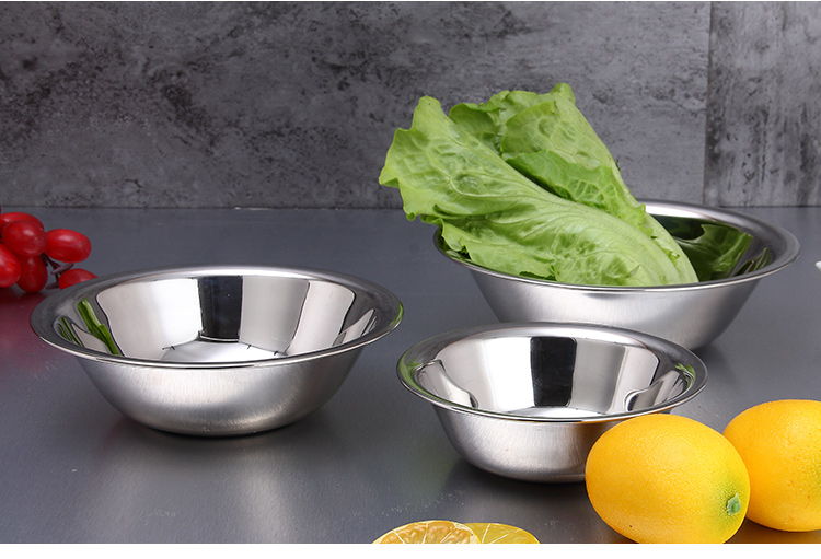 马兜加厚不锈钢马斗码兜厨房码斗配菜盆厨房拌料盆装菜碟盛料小汤盆码