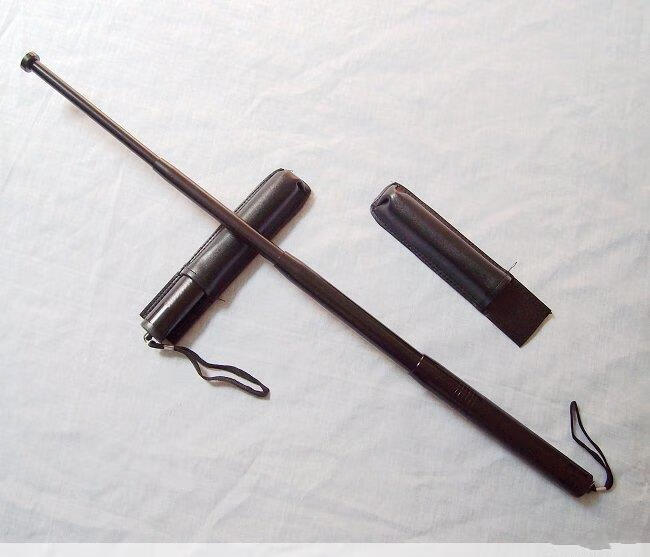 凯壮 弹出式三节棍车载防身甩棍加长款四节棍合金钢三节棍短棍防身棍