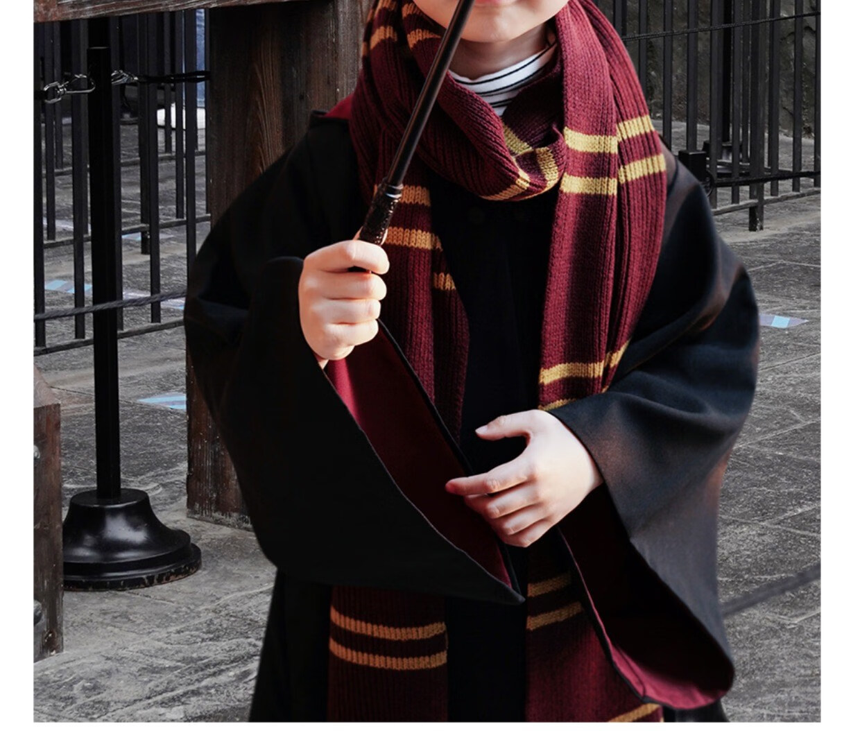 出租北京环球影城魔法袍哈利波特学生服装儿童袍子免押金巫师袍租