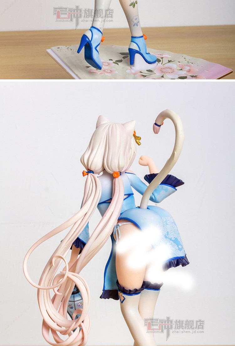 猫娘乐园香草巧克力手办公仔模型摆件猫耳美少女动漫周边旗袍巧克力