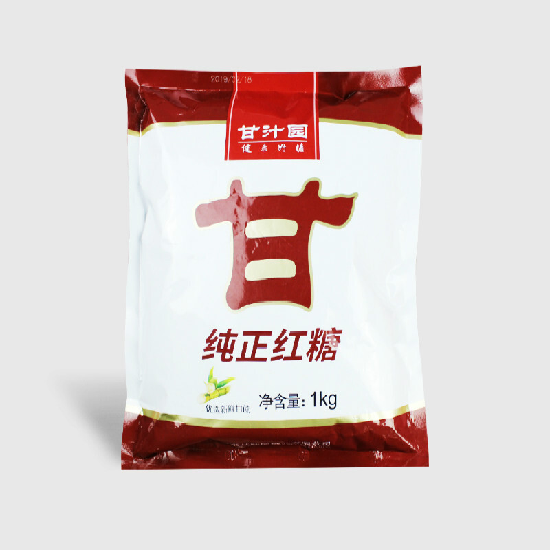 甘汁园红糖女生袋装经期红糖生理期月子红糖粉大包1000g
