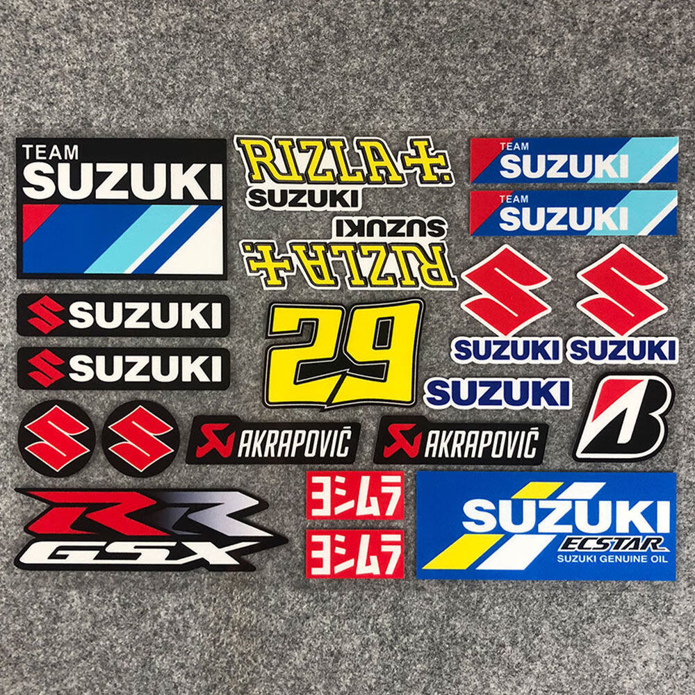 适用于铃木反光贴车标贴纸摩托车车身贴花uy/uu/usr小海豚125 ktm