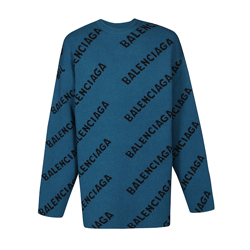 欧洲直采balenciaga巴黎世家男装2021秋冬男士针织衫毛衣657400t1567