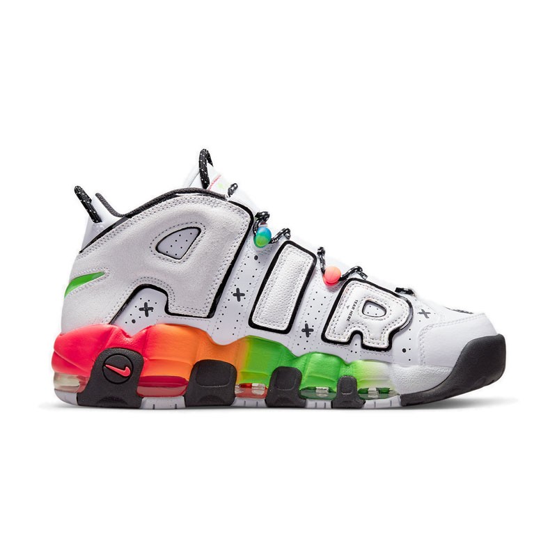 nike air more uptempo 大air皮蓬外星人 白彩虹 运动鞋 男鞋 dv1233