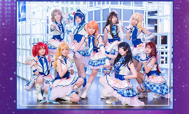 水团cos服lovelivesunshine街机放学后打歌服黛雅曜全