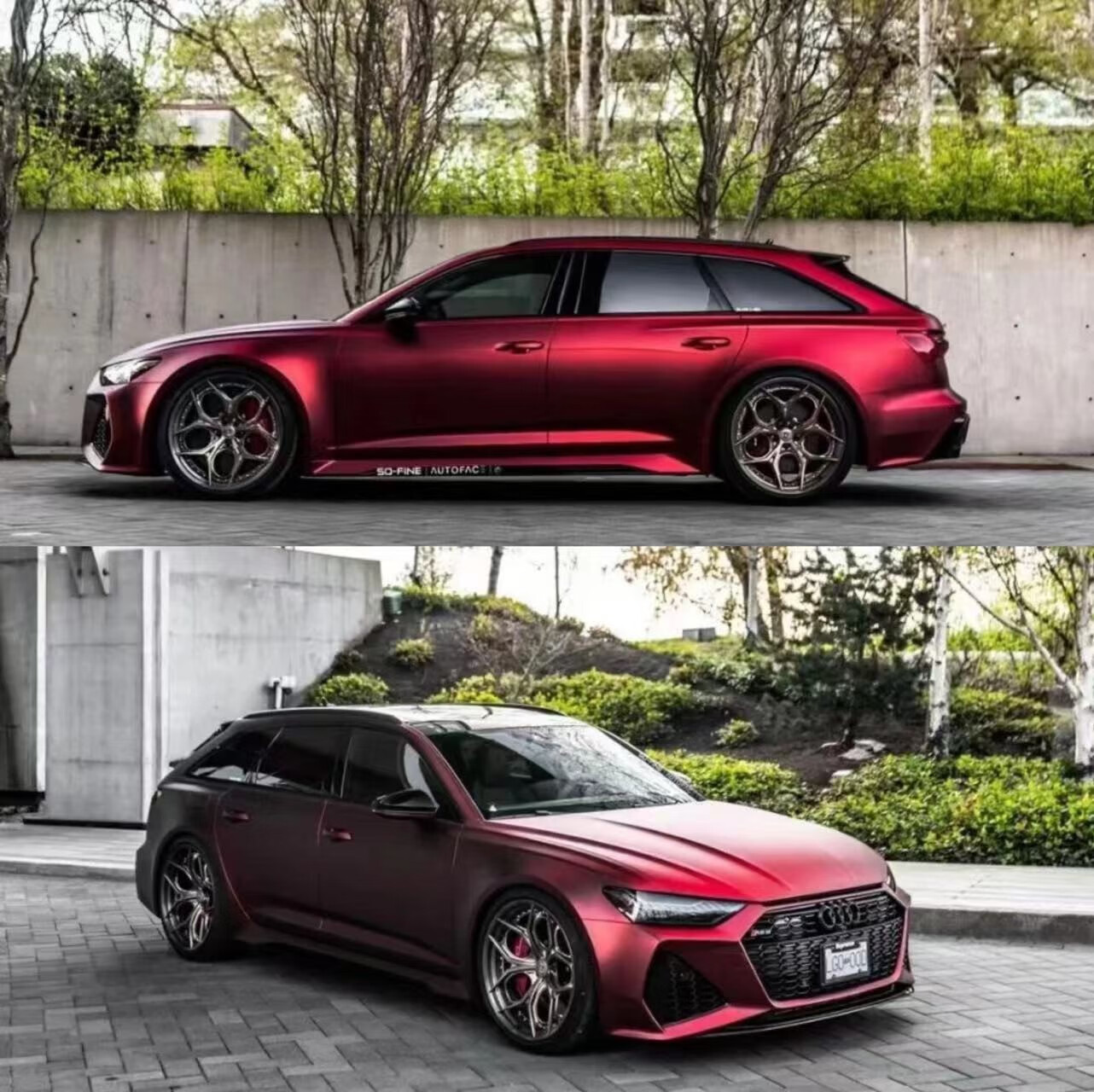 迈翱汽车改色膜罗曼尼红车身膜改色膜 车衣贴膜改色毒液绿改色膜宝马